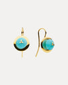 9CT AMAZONITE DEL CORSO EARRINGS