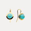 9CT AMAZONITE DEL CORSO EARRINGS