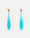 9CT BLUE CHALCEDONY BARRYMORE DROP EARRINGS