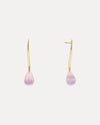 9CT ROSE QUARTZ ORNELLA EARRINGS