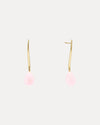 9CT ROSE QUARTZ ORNELLA EARRINGS