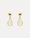 9CT MOTHER OF PEARL BEL ESPRIT EARRINGS