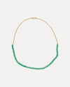 9CT CHRYSOPRASE PORTMAN NECKLACE