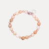 STERLING SILVER PINK OPAL & PEARL ELOISE BRACELET