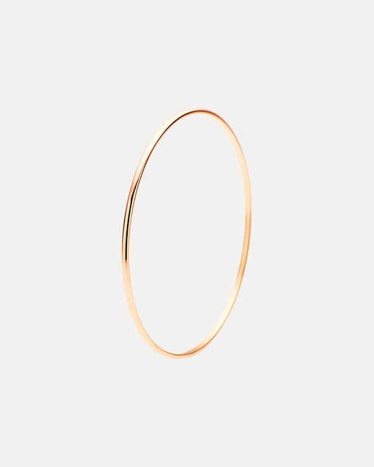 9CT ROSE GOLD FINE BANGLE