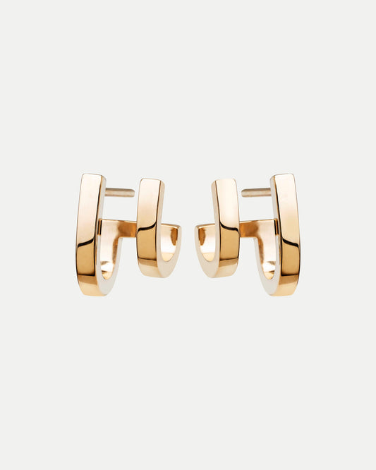 9CT DOPPIO EARRINGS