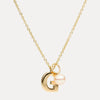 9CT 'G' AMATE PENDANT