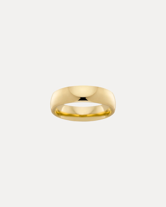 18CT YELLOW GOLD 6MM COMFORT WEDDER