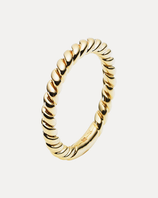 9CT ROPE RING