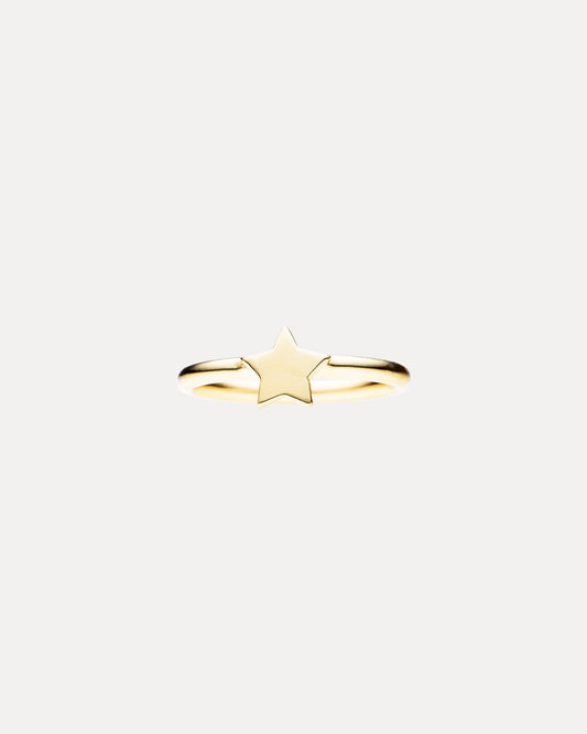 9CT STAR RING