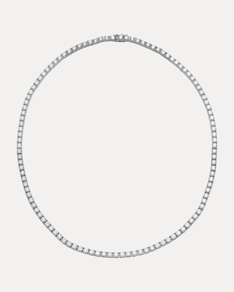 18CT DIAMOND TENNIS NECKLACE