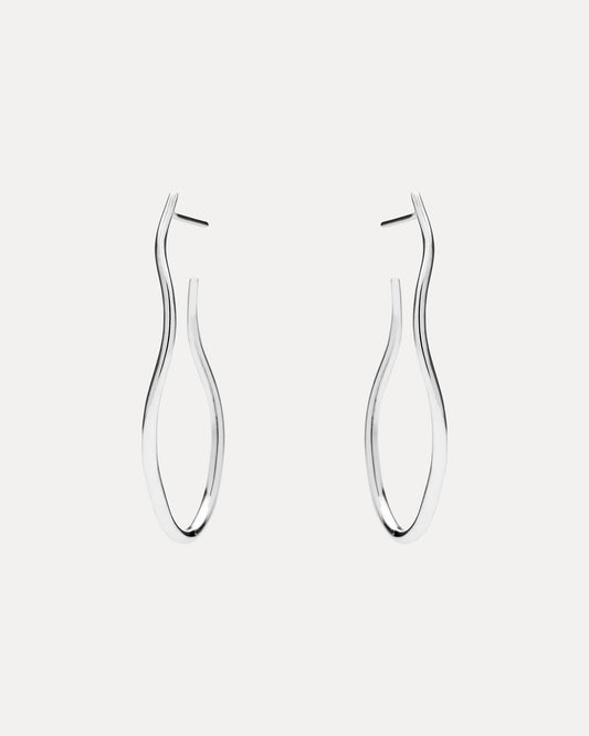 STERLING SILVER CASSAVETES DROP EARRINGS