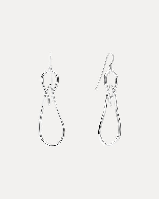 STERLING SILVER SCORSESE DROP EARRINGS