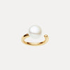 9CT PEARL CARLY RING