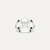 STERLING SILVER PEARL CALLAS RING