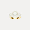 9CT TRIPLE PEARL RING