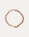 SOUTH SEA PEARL & PEACH MOONSTONE JACKI NECKLACE