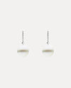 18CT SOUTH SEA PEARL & DIAMOND BIANCA EARRINGS