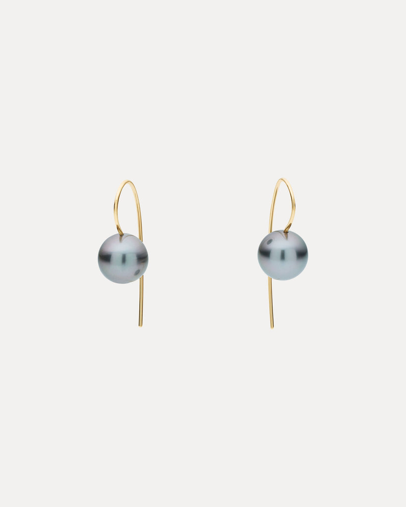 18CT TAHITIAN PEARL TORTONA EARRINGS