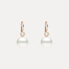 18CT ROSE GOLD SOUTH SEA PEARL & DIAMOND ORBIT EARRINGS