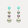 18CT TAHITIAN PEARL ELBA EARRINGS