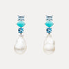 18CT SOUTH SEA PEARL TIARNIE EARRINGS