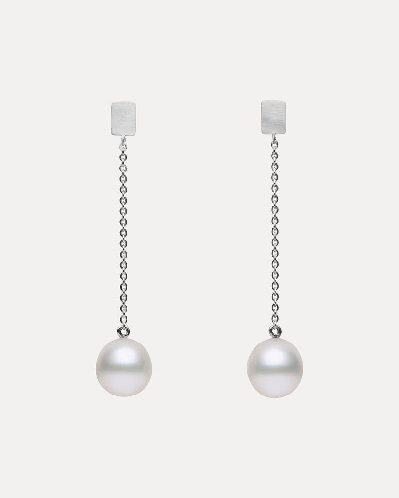 STERLING SILVER SOUTH SEA PEARL ELSA EARRINGS