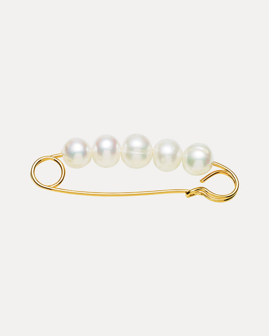 9CT PEARL AVA BROOCH