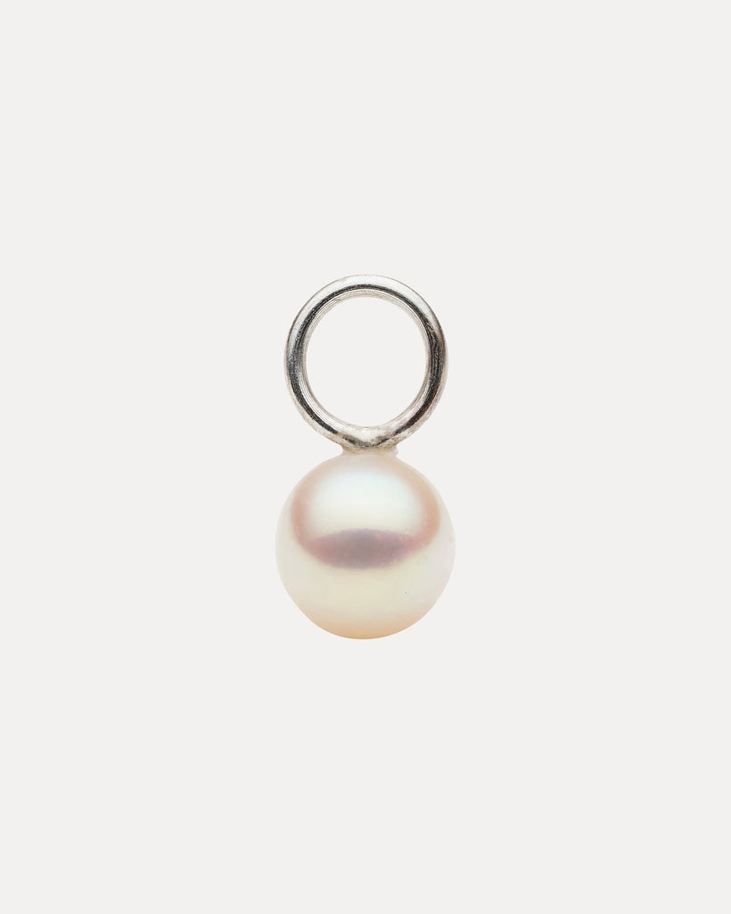 STERLING SILVER PEARL DETACHABLE AMATE PENDANT