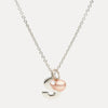 STERLING SILVER PINK PEARL DETACHABLE AMATE PENDANT