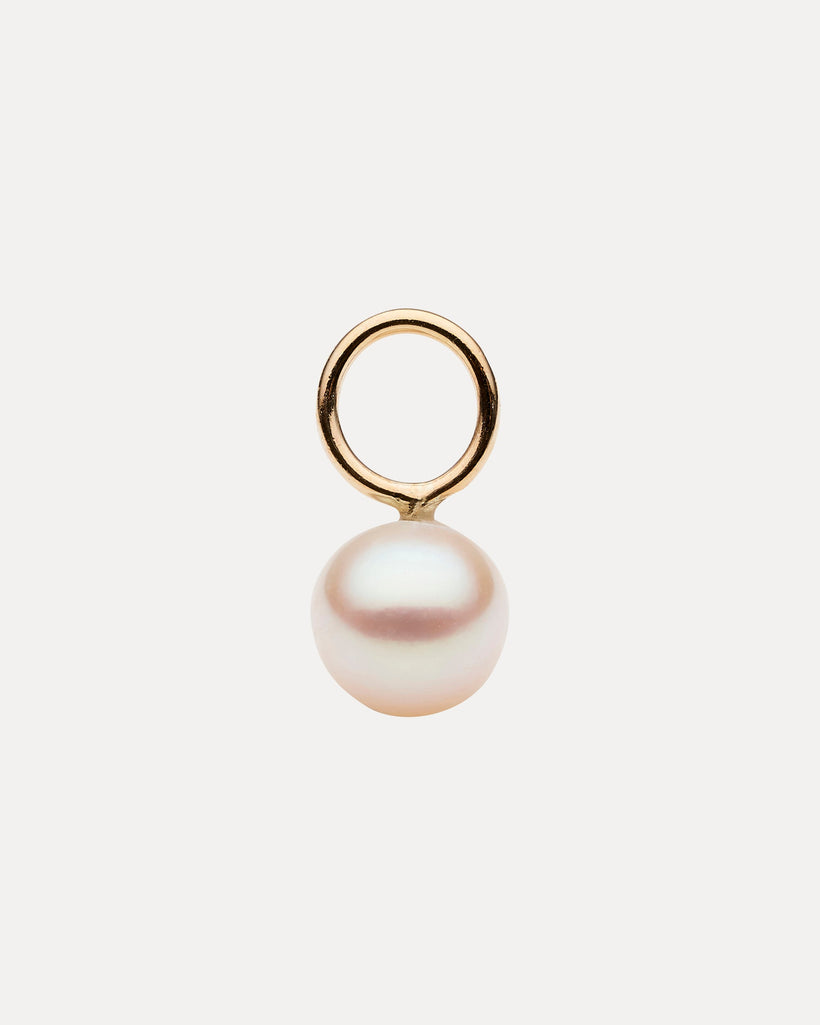 9CT PEARL DETACHABLE AMATE PENDANT