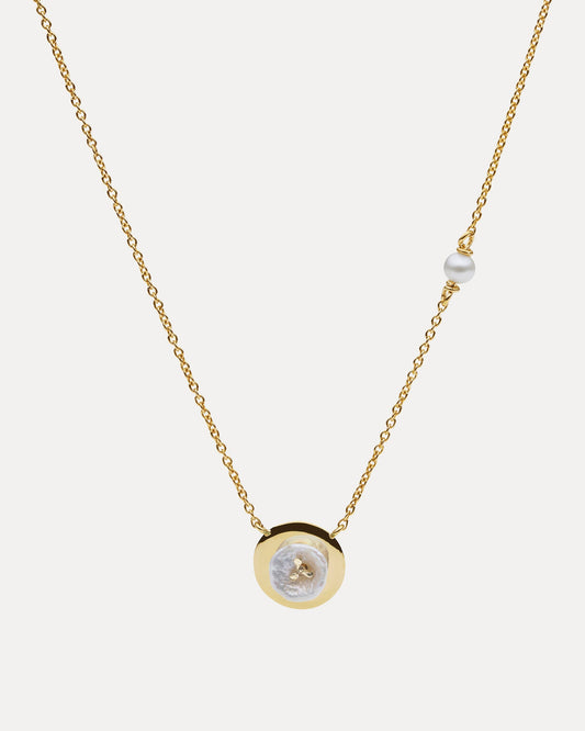 9CT KESHI PEARL DEL CORSO PENDANT