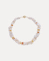 KESHI PEARL CITRINE & CORNELIAN TOMACELLI NECKLACE