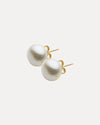 9CT FRESHWATER PEARL BUTTON STUD EARRINGS