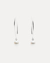 STERLING SILVER PEARL GENOVA EARRINGS