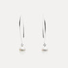 STERLING SILVER PEARL GENOVA EARRINGS