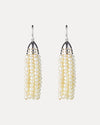 STG SILVER PEARL GATSBY (3CM) TASSEL EARRINGS