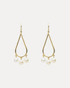 9CT PEARL DOVE EARRINGS