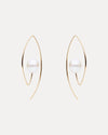 9CT GOLD & PEARL GATTACA EARRINGS