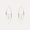 9CT GOLD & PEARL GATTACA EARRINGS