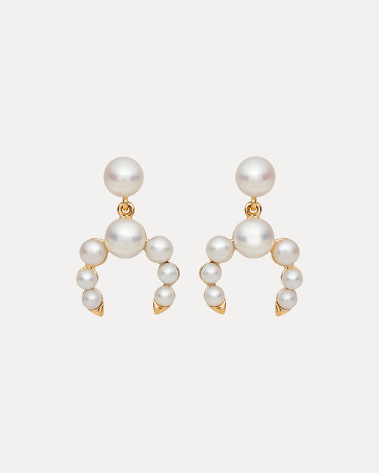 9CT PEARL AVOCA EARRINGS