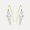 9CT NEVE PEARL HOOK EARRINGS