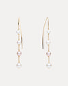 9CT PINK & WHITE PEARL PARADISE CIRCUS DROP EARRINGS