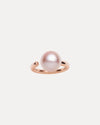 9CT ROSE GOLD PINK PEARL CARLY RING