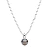 STERLING SILVER TAHITIAN PEARL BEACHBALL PENDANT