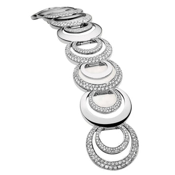 18CT WHITE GOLD BEL-AIR DIAMOND BRACELET